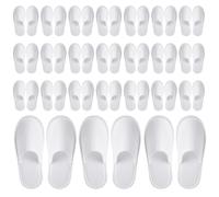 Lot de 24 paires de chaussons jetables Juvale pour invités - Chaussons en vrac pour hôtel, spa, voyage, maison, pieds nus, bout fermé (tailles US