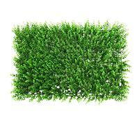 Lot de 24 panneaux muraux de gazon artificiel, haie de buis, toile de fond de verdure pour décoration extérieure/intérieure, clôture topiaire, mur de jardin respectueux de l'environnement