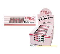 Lot de 24 paquets de 10 filtres David Ross Slim 5 mm - Pour chaque paquet - Extra Slim - 5 mm - 240 filtres