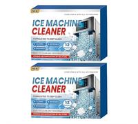 Lot de 24 pastilles détartrantes pour machine à glace, pour comptoir, élimine les odeurs, nettoyage efficace du détartrage pour faire de la glace au goût exceptionnel