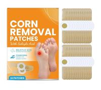 Lot de 24 patchs anti-cors - Emballés individuellement, portables, adaptés aux mains et aux pieds, doux et invisibles au quotidien