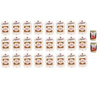 Lot de 24 pâtes La Molisana Cubetto N.63 Lenta Lavorazione à base de semoule de blé dur dessin bronze 500 g + 2 Polpa Italian Gourmet