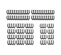 Lot de 24 peignes de câble 6/8/24 broches pour câbles d'alimentation PC de 3 à 3,6 mm Noir 6 broches 8 broches 24 broches