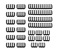 Lot de 24 peignes de câble, serre-câbles haut de gamme pour PC, peignes pour câbles d'alimentation, 24, 8 et 6 broches pour câbles internes d'ordinateur.