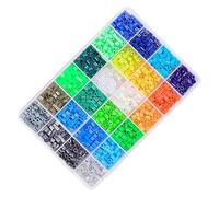 Lot de 24 perles à repasser, fusibles, pour créations artisanales