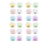 Lot de 24 petites pinces transparentes et pratiques pour ranger des photos, des œuvres d'art, des documents, des clips polyvalents