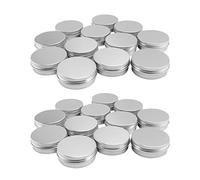 Lot de 24 petits pots vides de 50 ml de capacité de 50 ml pour cosmétiques/bougies/pots