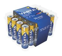 Lot de 24 piles AA puissantes et longue durée Varta