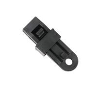 Lot de 24 pinces crocodiles en plastique imperméables et réutilisables pour activités de plein air, camping, agriculture, jardin (noir)