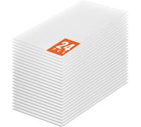 lot de 24 plaques de serre - plaques alvéolaires 1210x605x4mm - plaques de jardin de haute qualité pour une transmission optimale de la lumière