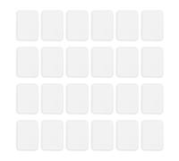 Lot de 24 plateaux de service empilables - Passe au lave-vaisselle et antidérapants - Pour restaurant, café, cantine - 36 x 27 x 2 cm - Blanc
