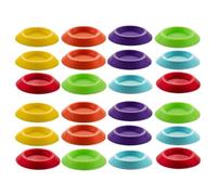 Lot de 24 plats en polystyrène pour cafards Dubia Herpeton - Récipient alimentaire facile et soigné - Plan permanent Dubia Arthropode - Bol en polystyrène