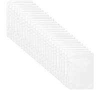 Lot de 24 pochettes d’insertion transparentes en PVC A5 - 6 trous, sans fermeture éclair, compatibles avec classeurs A5 à 6 anneaux. Idéal pour l’organisation et la gestion de budget.
