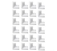 Lot de 24 protections d'angle en mousse épaisse offrant une absorption fiable des chocs pour écrans de télévision, cadres de miroir et cadres photo fragiles
