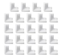 Lot de 24 protections d'angle en mousse épaisse pour téléviseurs, cadres et miroirs, amortissent et réduisent les risques de blessures pour les enfants et les animaux domestiques dans les maisons et