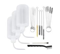 Lot de 24 pulvérisateurs de peinture avec 4 flacons souples et 21 pinceaux pour une utilisation longue durée