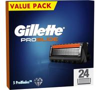 Lot De 24 Recharges De Rasoir Pour Hommes Proglide, Authentiques, Cartouche A 5 Lames Ultra-Affutées, Nouvelle Lubrification, Bande Lubrifiante X2, Rasage Du Visage Flexible[Z302]