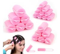 Lot de 24 rouleaux en mousse souple Pour coiffure des cheveux Pour femmes et filles