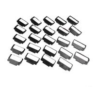 Lot de 24 rubans compatibles avec imprimante à reçus ERC30 ERC38 ERC34 POS Noir et rouge Cartouche d'encre de rechange pour système de caisse Star SP700 SP200 (Noir)