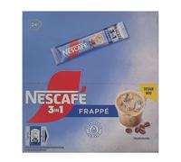 Lot de 24 sachets de 15 g de NESCAFÉ 3 en 1 Frappé (café, lait, sucre).