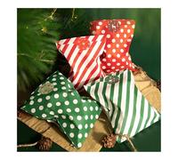 Lot de 24 sacs en papier kraft avec autocollants « Merry Christmas » - Pour emballage cadeau de mariage, fête d'anniversaire