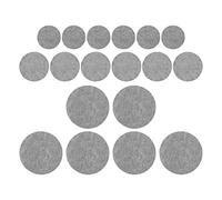 Lot de 24 Séparateurs D'assiettes en Feutre, Cercles Ronds en Feutre Découpables, Séparateurs D'assiettes Lavables, Séparateurs D'assiettes en Feutre Réutilisables, Protecteurs D'assiettes en Feutre P