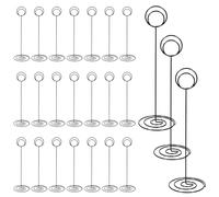 Lot de 24 supports de numéro de table de 21,8 cm pour tableau de table, nom de menu, marque-place, pour anniversaire de mariage, centre de table