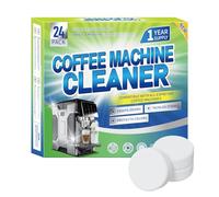 Lot de 24 tablettes détartrantes pour machine à café compatibles avec Nespresso, Keurig, Ninja, Delonghi, Miele, cafetière, détartrage et tablettes de nettoyage