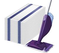 Lot de 24 tampons de Rechange jetables pour Balai Swiffer Wetjet Spay Mop - Absorbants, durables, faciles à Atteindre, Solution de Nettoyage Multifonction