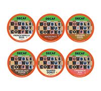 Lot de 24 tasses à café décaféiné aromatisé à double donut pour cafetière Keurig K Cup