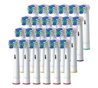 Lot de 24 têtes de rechange for brosse à dents électrique à poils souples, compatibles avec Oral-B, embouts de brosse à dents SB-17A