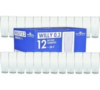 Lot de 24 verre à bière avec trait repère willibecher 0,3 l