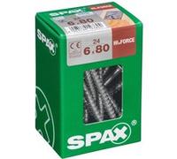 Lot de 24 vis acier tête fraisée bombée torx, Diam.6 mm x L.80 mm
