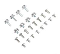 Lot de 24 vis de casque compatibles avec les modèles de casques de baseball, football, hockey sur glace, rugby, catcheur et softball pour jeunes