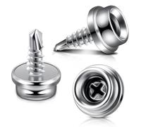 Lot de 24 vis en acier inoxydable conçues pour une plus grande puissance de maintien et une simplification des vis résistantes au processus d'installation