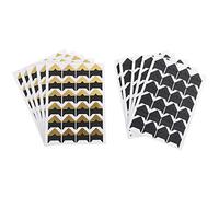Lot de 240 autocollants d'angle adhésifs pour coins de photo pour albums de scrapbooking, porte-serviettes en papier, support doré