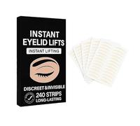 Lot de 240 bandes adhésives invisibles pour paupières qui gonflent les paupières, bandes de beauté pour femme, maquillage, voyage, rendez-vous, soirée
