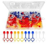 Lot de 240 capuchons de protection pour graisseurs M6 M8 M10 - Assortiment de capuchons de protection en plastique (4 couleurs)