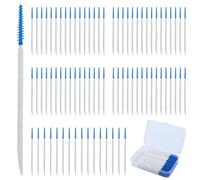 Lot de 240 cure-dents en silicone, cure-dents, brosses interdentaires, brosses interdentaires à double usage, cure-dents en silicone, cure-dents pour le nettoyage buccal