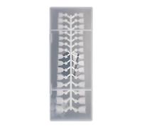 Lot de 240 faux ongles courts ovales courts demi-couvrants de forme ronde