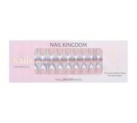 Lot de 240 faux ongles français à pression longue sur les ongles - Bâton de retard complet sur les ongles - Faux ongles courts pour femme