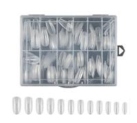 Lot de 240 faux ongles pré-formés à presser pour extension complète