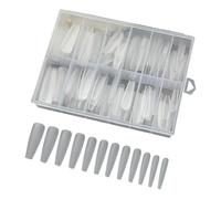 Lot de 240 faux ongles transparents à coller sur les ongles - Conseils de manucure