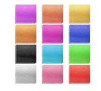 Lot de 240 feuilles de papier d'aluminium pour peinture sur ongles - 12 couleurs - Imitation feuille d'or