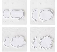 Lot De 240 Notes Autocollantes Avec Bulles De Parole, Notes Autocollantes, Notes Mignonnes, Notes À Bulles Dans Différentes Formes De Conversation, Convient Pour Le Bureau, Les Réunions, Les[X127]