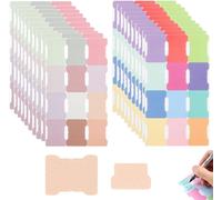 Lot De 240 Onglets Adhésifs Étiquettes Autocollantes 12 Couleurs Marqueurs De Page Épais Écrits À La Main Notes Adhésives Inscriptibles Pour Journal Intime Marque-Page