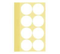 Lot de 240 pastilles adhésives blanches - 50 mm - Code couleur - Pour étiqueter et bricoler - Ronds - Code couleur (blanc 5 cm)