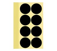 Lot de 240 pastilles adhésives rondes de 50 mm - Code couleur - Pour écrire et bricoler - Noir - 5 cm