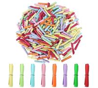 Lot de 240 Tombola en Vrac Lâche à Ecrire sur Soi Tombola,Petites Notes Colorées,Rouleaux de Papier à Vœux Porte-Bonheur pour DIY Cadeaux de Fête, Saint Valentin,Bouteilles de Souhaits