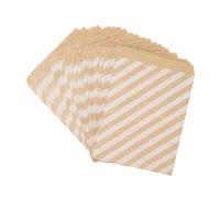 Lot de 25/50 sacs à bonbons en papier kraft avec inscription « Thank You » - 13 x 18 cm - Pour dragées de mariage, biscuits, décoration de fête d'anniversaire - Pochette cadeau (vert A, 25 pièces)